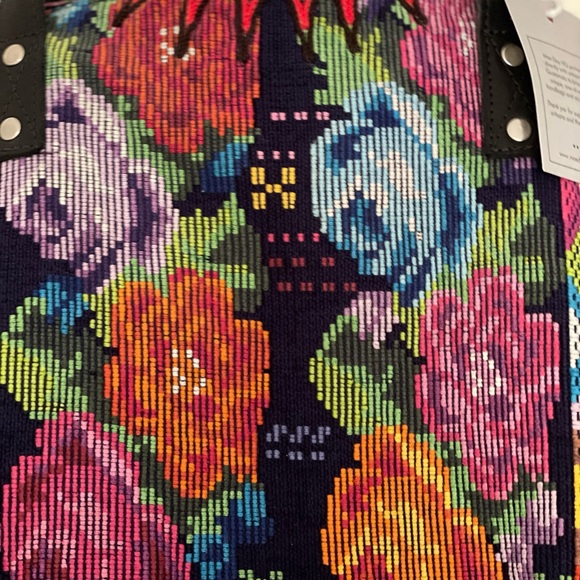 Gorgeous Mae Day HQ Black Leather with Fringe Handbag - Picture 7 of 7